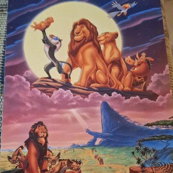 Disney Other - Disney The Lion King Postcard Back with Monochrome Castle Accent Postcard